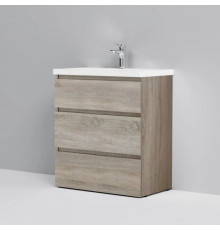 Тумба с раковиной светлый дуб 76 см Am.Pm Gem M91FSX0752OF + M90WCC0752WG