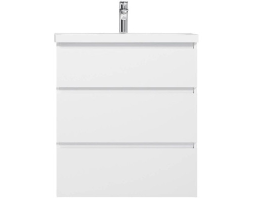 Приобрести Тумба с раковиной белый глянец 76 см Am.Pm Gem M91FSX0752WG + M90WCC0752WG в магазине сантехники Santeh-Crystal.ru