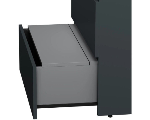 Купить Тумба с раковиной графит матовый 76 см Am.Pm Gem S M91FSX0752GM + M90WCC0752WG в магазине сантехники Santeh-Crystal.ru