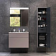 Купить Комплект мебели серый матовый 80,8 см Am.Pm Inspire 2.0 M50AFHX0803EGM + M50AWPX0801WG + M50AMOX0801SA в магазине сантехники Santeh-Crystal.ru