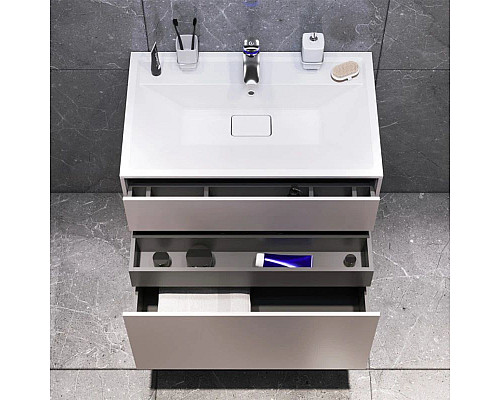 Santeh-Crystal.ru: Комплект мебели серый матовый 80,8 см Am.Pm Inspire 2.0 M50AFHX0803EGM + M50AWPX0801WG + M50AMOX0801SA Купить Комплект мебели серый матовый 80,8 см Am.Pm Inspire 2.0 M50AFHX0803EGM + M50AWPX0801WG + M50AMOX0801SA в магазине сантехники Santeh-Crystal.ru