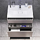 Купить Комплект мебели серый матовый 80,8 см Am.Pm Inspire 2.0 M50AFHX0803EGM + M50AWPX0801WG + M50AMOX0801SA в магазине сантехники Santeh-Crystal.ru