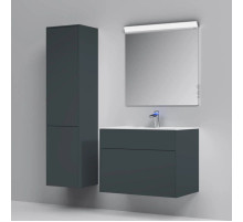 Комплект мебели графит матовый 80,8 см Am.Pm Inspire 2.0 M50AFHX0803GM + M50AWPX0801WG + M50AMOX0801SA