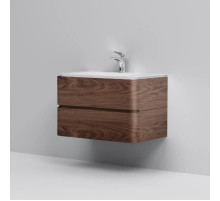 Тумба с раковиной орех 80 см Am.Pm Sensation M30FHX0802NF + M30WPC0801WG