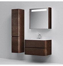 Комплект мебели табачный дуб 80 см Am.Pm Sensation M30FHX0802TF + M30WPC0801WG + M30MCL0801TF