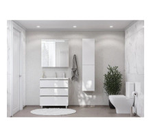 Комплект мебели белый глянец 80,5 см Roca The Gap 857553806 + 32799C000 + ZRU9000033