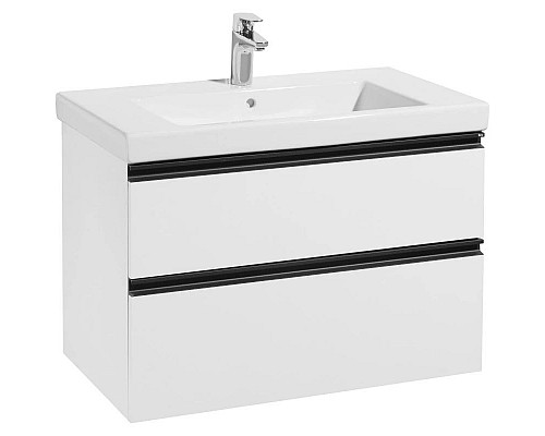 Заказать Комплект мебели белый глянец 80 см Roca Domi 857536806 + 3270M0004 + 812363000 в магазине сантехники Santeh-Crystal.ru