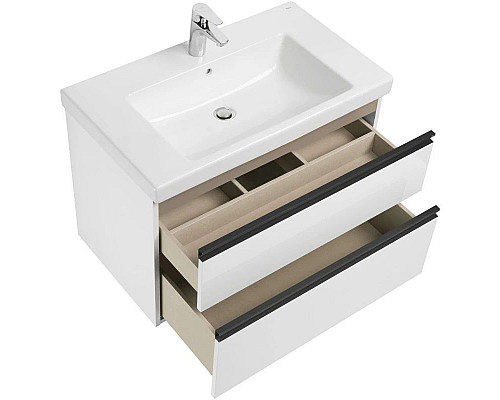 Заказать Комплект мебели белый глянец 80 см Roca Domi 857536806 + 3270M0004 + 812363000 в магазине сантехники Santeh-Crystal.ru