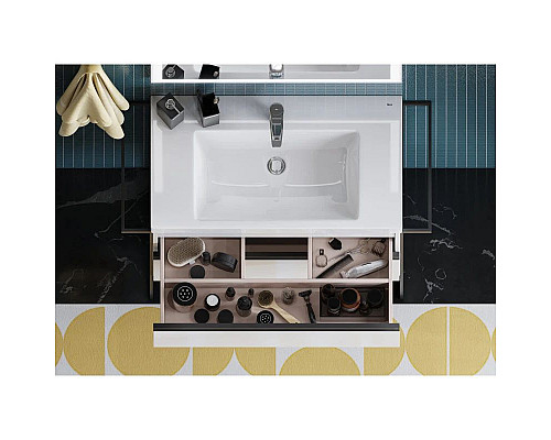 Заказать Комплект мебели белый глянец 80 см Roca Domi 857536806 + 3270M0004 + 812363000 в магазине сантехники Santeh-Crystal.ru