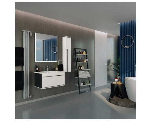 Купить Комплект мебели белый глянец/черный 80 см Roca Aneto 857430806 + 32799C000 + 812363000 в магазине сантехники Santeh-Crystal.ru