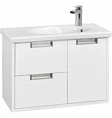 Тумба с раковиной белый глянец 80 см Roca Etna 857301806 + 32700A000