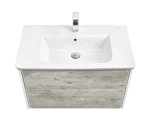 Santeh-Crystal.ru: Комплект мебели бетон/белый матовый 80 см Roca Ronda ZRU9303004 + 327470000 + ZRU9303009 Купить Комплект мебели бетон/белый матовый 80 см Roca Ronda ZRU9303004 + 327470000 + ZRU9303009 в магазине сантехники Santeh-Crystal.ru