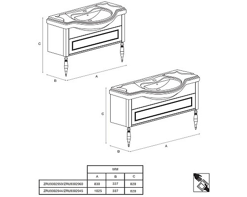 Santeh-Crystal.ru: Тумба с раковиной дуб молочный 85 см Roca America Evolution L ZRU9302960 + 327206000 Приобрести Тумба с раковиной дуб молочный 85 см Roca America Evolution L ZRU9302960 + 327206000 в магазине сантехники Santeh-Crystal.ru