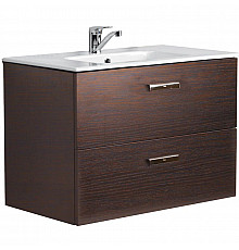 Тумба с раковиной венге 80,5 см Roca Victoria Nord ZRU9000031 + 32799C000