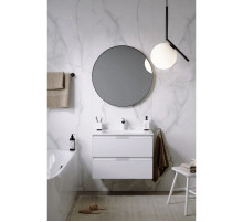 Комплект мебели белый глянец 75,5 см Aqwella 5 Stars Accent ACC0175W + Mal.75.04.D + RM0208BLK