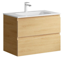 Тумба с раковиной дуб золотой 75,5 см Aqwella 5 Stars Accent ACC0175DZ + Mal.75.04.D