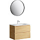 Заказать Комплект мебели дуб золотой 75,5 см Aqwella 5 Stars Accent ACC0175DZ + Mal.75.04.D + RM0208BLK в магазине сантехники Santeh-Crystal.ru