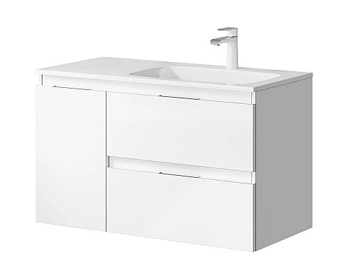Santeh-Crystal.ru: Тумба с раковиной белый глянец 91,8 см Aqwella 5 Stars Accent ACC0109RW + Mal.09.04.D-R Заказать Тумба с раковиной белый глянец 91,8 см Aqwella 5 Stars Accent ACC0109RW + Mal.09.04.D-R в магазине сантехники Santeh-Crystal.ru