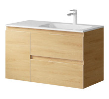 Тумба с раковиной дуб золотой 91,8 см Aqwella 5 Stars Accent ACC0109RDZ + Mal.09.04.D-R