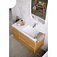 Купить Тумба с раковиной дуб золотой 91,8 см Aqwella 5 Stars Accent ACC0109RDZ + Mal.09.04.D-R в магазине сантехники Santeh-Crystal.ru
