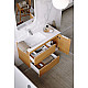 Купить Тумба с раковиной дуб золотой 91,8 см Aqwella 5 Stars Accent ACC0109LDZ + Mal.09.04.D-L в магазине сантехники Santeh-Crystal.ru