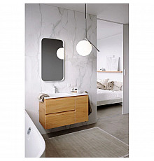 Комплект мебели дуб золотой 91,8 см Aqwella 5 Stars Accent ACC0109LDZ + Mal.09.04.D-L + RM0205W