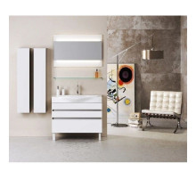 Комплект мебели белый глянец 80 см Aqwella 5 Stars Bergamo Ber.01.08/n/W + Ber.08.04.D + Ber.02.08