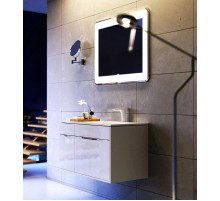 Комплект мебели белый глянец 91,8 см Aqwella 5 Stars Malaga Mal.01.09/R + Mal.09.04.D-R + Mal.02.09