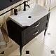 Купить Комплект мебели черный матовый 85 см Aqwella 5 Stars LaDonna LAD0108BLK + LAD.07.04.D + LAD0207BLK в магазине сантехники Santeh-Crystal.ru