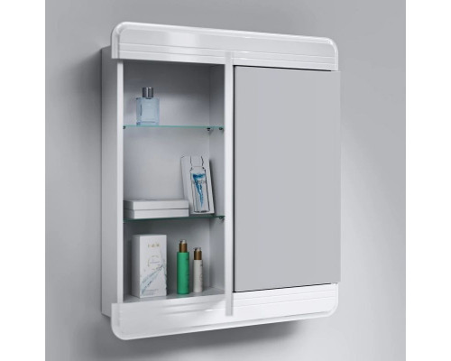 Заказать Комплект мебели белый глянец 88 см Aqwella Corsica KOR0108 + 4620008197357 + Kor.04.07 в магазине сантехники Santeh-Crystal.ru