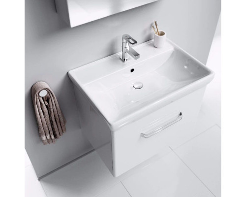 Заказать Тумба с раковиной белый глянец 81 см Aqwella Neo NEO01081 + 1.WH30.2.084 в магазине сантехники Santeh-Crystal.ru