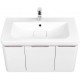 Купить Комплект мебели белый глянец 85 см Акватон Шерилл 1A208801SH010 + 1A71443KSH010 + 1A210302SH010 в магазине сантехники Santeh-Crystal.ru