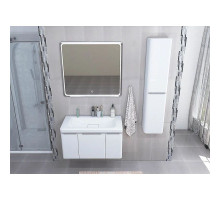 Комплект мебели белый глянец 85 см Акватон Шерилл 1A208801SH010 + 1A71443KSH010 + 1A210302SH010