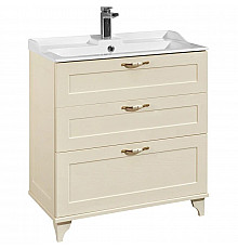 Тумба с раковиной дуб бежевый 80 см Акватон Леон 1A1878K0LBPR0