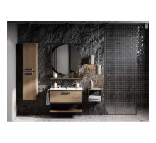 Комплект мебели дуб кантри/черный 80 см Акватон Лофт Фабрик 1A242401LTDY0 + 732799C000 + 1A242602LTDY0