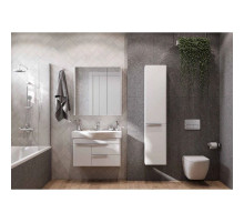 Комплект мебели белый глянец 80 см Акватон Беверли 1A235501BV010 + 1WH302422 + 1A237102BV010