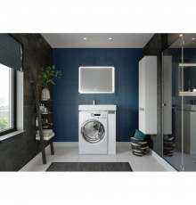 Комплект мебели белый глянец 80 см Акватон Лондри 1A236101LH010 + 1A72113KRW010 + 1A252702SU010