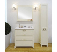 Комплект мебели дуб бежевый 80 см Акватон Леон 1A187801LBPR0 + 1A708031FB010 + 1A186402LBPR0