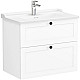Приобрести Тумба с раковиной белый матовый 80,5 см Vitra Root Classic 68869 в магазине сантехники Santeh-Crystal.ru