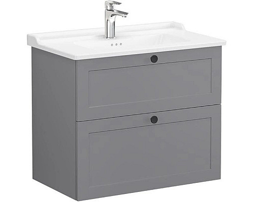 Santeh-Crystal.ru: Тумба с раковиной серый матовый 80,5 см Vitra Root Classic 68871 Приобрести Тумба с раковиной серый матовый 80,5 см Vitra Root Classic 68871 в магазине сантехники Santeh-Crystal.ru
