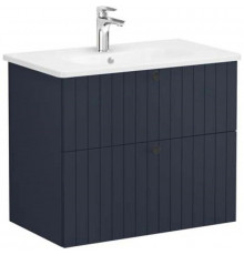 Тумба с раковиной темно-синий матовый 80,5 см Vitra Root Groove 69441