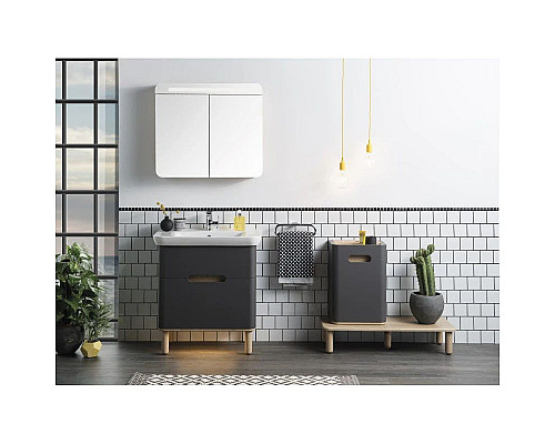 Santeh-Crystal.ru: Тумба с раковиной антрацит матовый/дуб 78 см Vitra Sento 60836 Приобрести Тумба с раковиной антрацит матовый/дуб 78 см Vitra Sento 60836 в магазине сантехники Santeh-Crystal.ru