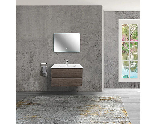 Santeh-Crystal.ru: Тумба с раковиной темный дуб 81,5 см Vincea Gio VMC-2G800RO + VBS-13980 Заказать Тумба с раковиной темный дуб 81,5 см Vincea Gio VMC-2G800RO + VBS-13980 в магазине сантехники Santeh-Crystal.ru