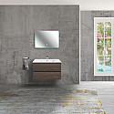 Комплект мебели темный дуб 81,5 см Vincea Gio VMC-2G800RO + VBS-13980 + VLM-2I800