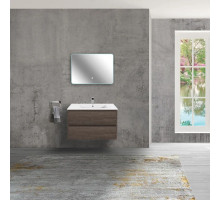 Комплект мебели темный дуб 81,5 см Vincea Gio VMC-2G800RO + VBS-13980 + VLM-2I800