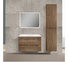 Комплект мебели дуб винтаж 80,5 см Vincea Fine VMC-2F800VO + VCB-1F800W + VLM-2A800