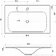 Приобрести Комплект мебели темный дуб 80,5 см Vincea Fine VMC-2F800RW + VCB-1F800W + VLM-2A800 в магазине сантехники Santeh-Crystal.ru