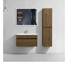 Комплект мебели дуб табачный 80 см Vincea Chiara VMC-2C800TO + VCB-13800W + VLM-3VN800