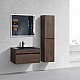Купить Комплект мебели темный дуб 80 см Vincea Chiara VMC-2C800RO + VCB-13800B + VLM-3VN800 в магазине сантехники Santeh-Crystal.ru