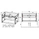 Приобрести Комплект мебели дуб табачный/бетон 80 см Vincea Mesa VMC-2MS800TB + VBS-105MG + VLM-2N600+ в магазине сантехники Santeh-Crystal.ru